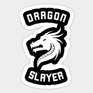 Cool Dragon Slayer T-Shirt Sticker